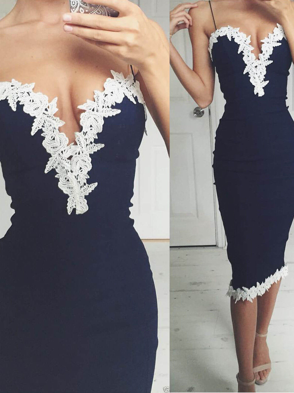 Summer Hot Sexy Women Bodycon Lace Floral Print Dress Sleeveless Party Fashion  Pencil Dresses