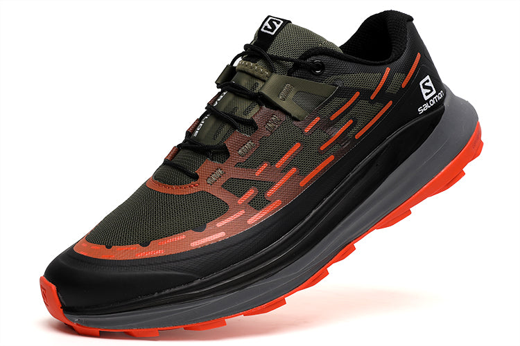 Army green orange red Salomon ULTRA GLIDE 8 men's trail running shoes women's breathable sports running shoes outdoor hiking shoes