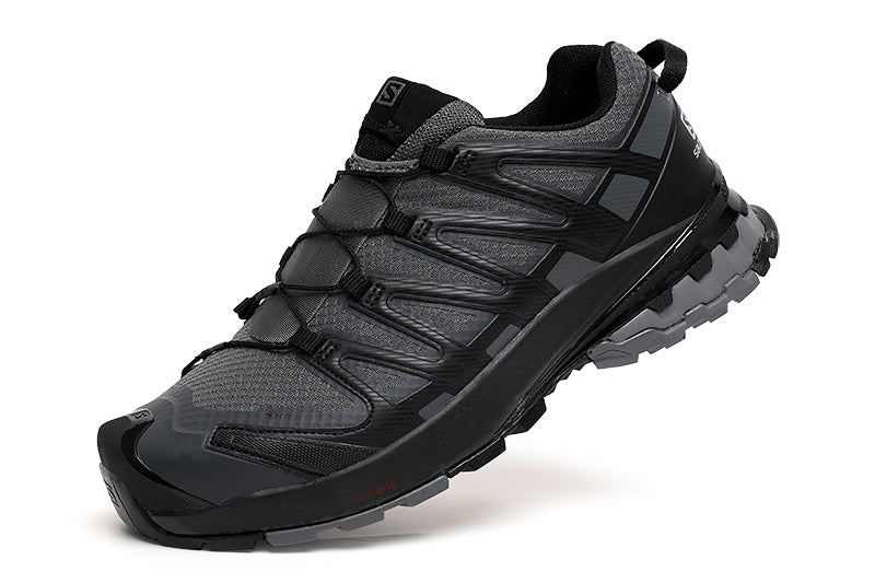 Gray and black Salomon XA PRO 3D v8 men's trail running shoes women's breathable sports running shoes outdoor hiking shoes 40-46