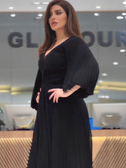 Black Elegant  Chiffon Dress