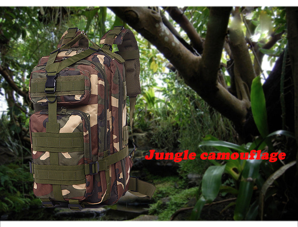 Military outdoor backpack 1000D nylon 30L waterproof tactical backpack sports camping hiking hiking hunting hunting bag
