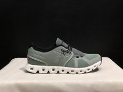 Green and white Ang running ON Cloud X 5 Shift  cushioning hiking shoes hiking shoes light casual sports shoes