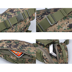 SS Outdoor Waist Bag Men's Tactical Waterproof Molle Camouflage Hunting Hiking Mountaineering Nylon Phone Belt Bag Combat Bag