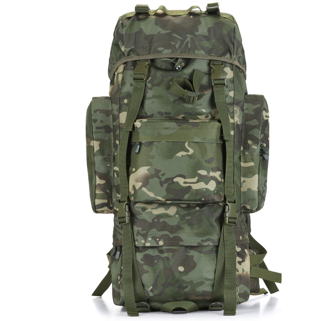 YY 70L Large Capacity Military Tactical Backpack Men's Mountaineering Backpack Oxford Backpack Men's Waterproof Travel Bag