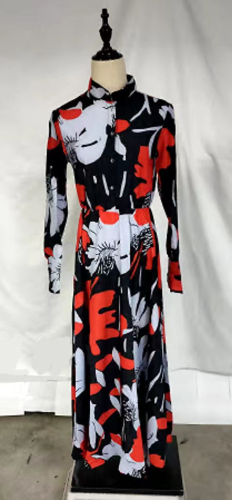 فستان نسائي أفريقي جديد مقاس كبير تنورة طويلة أنيقة للسيدات رداء بوهو ملابس الحفلات