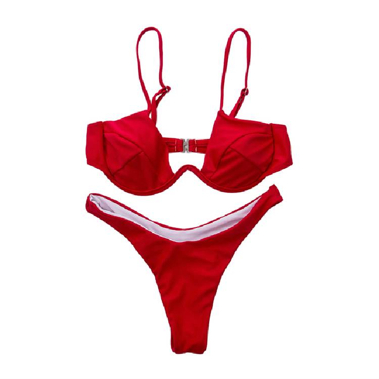 Sexy Push Filler Brazilian Bikini Set Women 4 Color Bandage Bikini Swimsuit Swimsuit Bathing