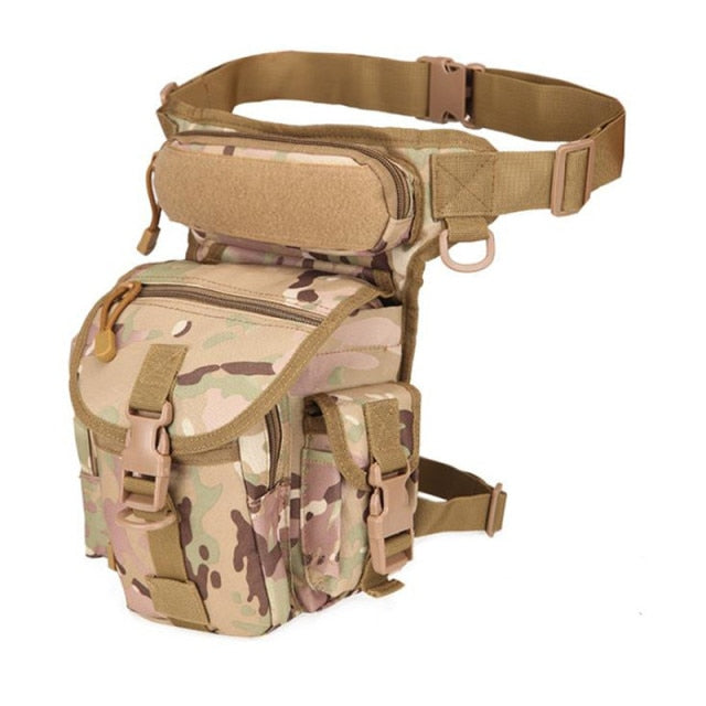 Military Tactical Drop Leg Bag Tool Fanny Thigh Pack Hunting Bag Waist Pack Motorcycle Riding Men Military Waist Packs