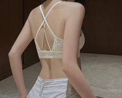 Front buckle underwear women's  rabbit ears big breasts show small summer small breasts gather breasts sexy  desire suit