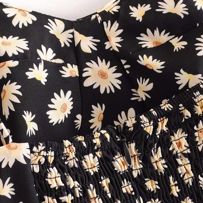 فستان قصير مثير بحمالات سباغيتي للشاطئ مطبوع عليه زهور بدون أكمام فساتين بدون ظهر للسيدات غير رسمية بوهو فيستدوس موهير 