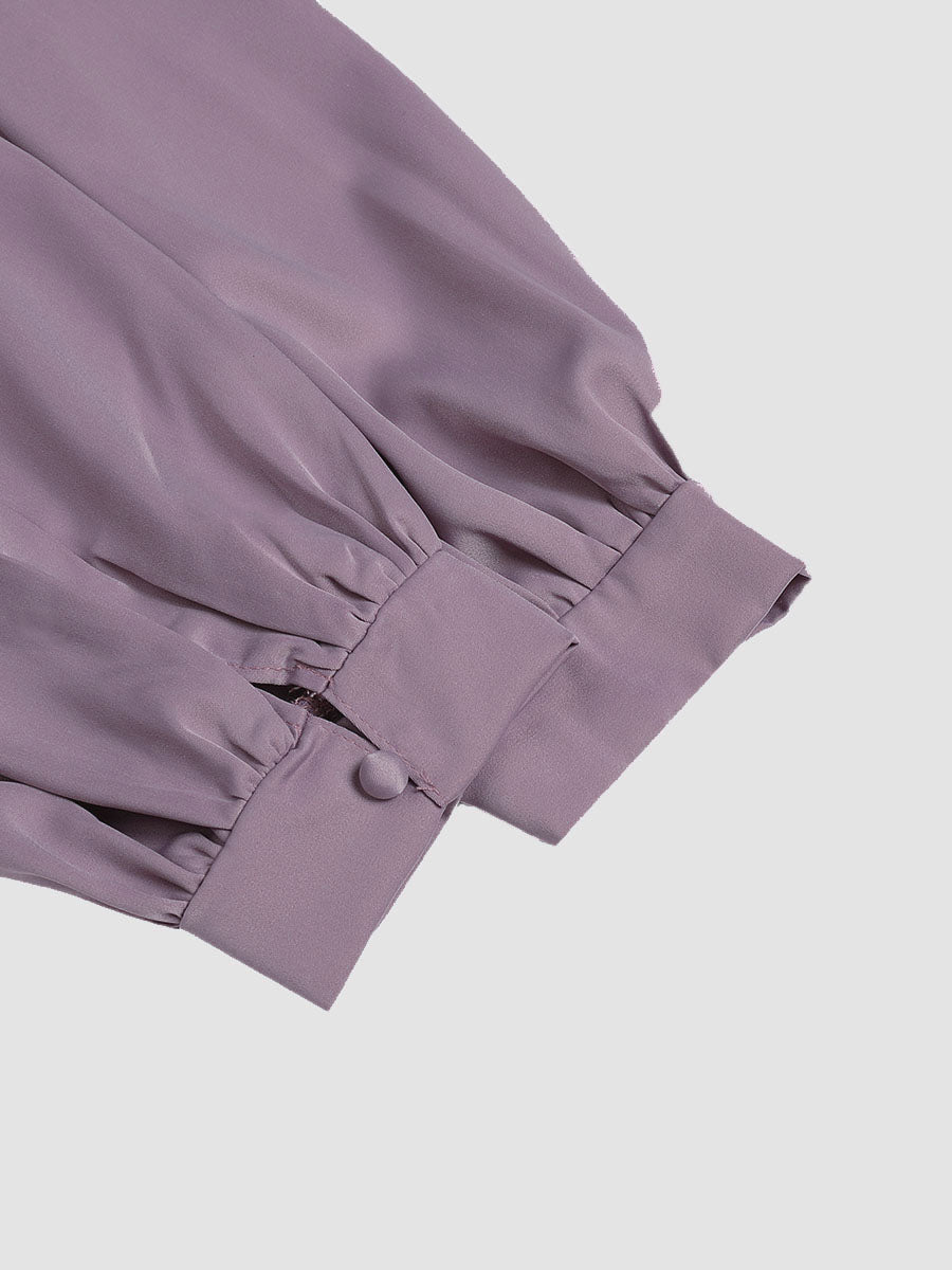 Elegant sheath wrap satin dress