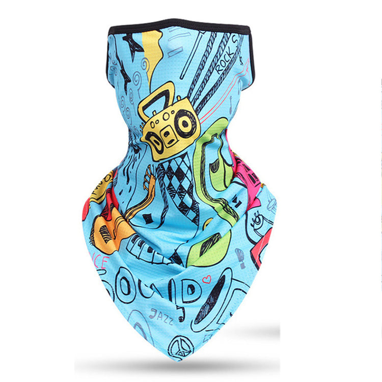 Sports Triangle Scarf Bandana Neck Gaiter Cycling Hiking Running Bicycle Bike Scarf Men Women outdoor Tactical Headscarf Breathable Dust Proof scarf