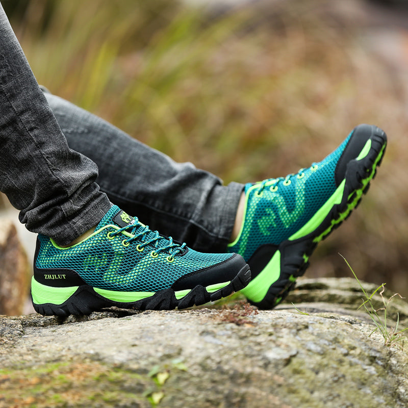 Spring and summer new breathable  -top men's shoes couple models outdoor hiking shoes hiking shoes women's shoes