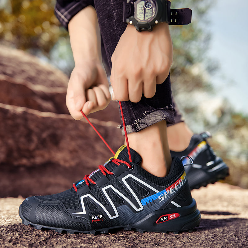 Men's shoes 2021 new cross-country running shoes Solomon outdoor travel hiking shoes hiking shoes breathable ultra-lightweight sports shoes
