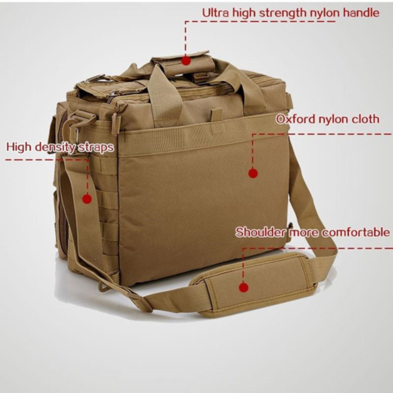 New Military Backpack Tactical Nylon Messenger Shoulder Bag Laptop Handbag Briefcase Outdoor Multifunctional Mountaineering Bag