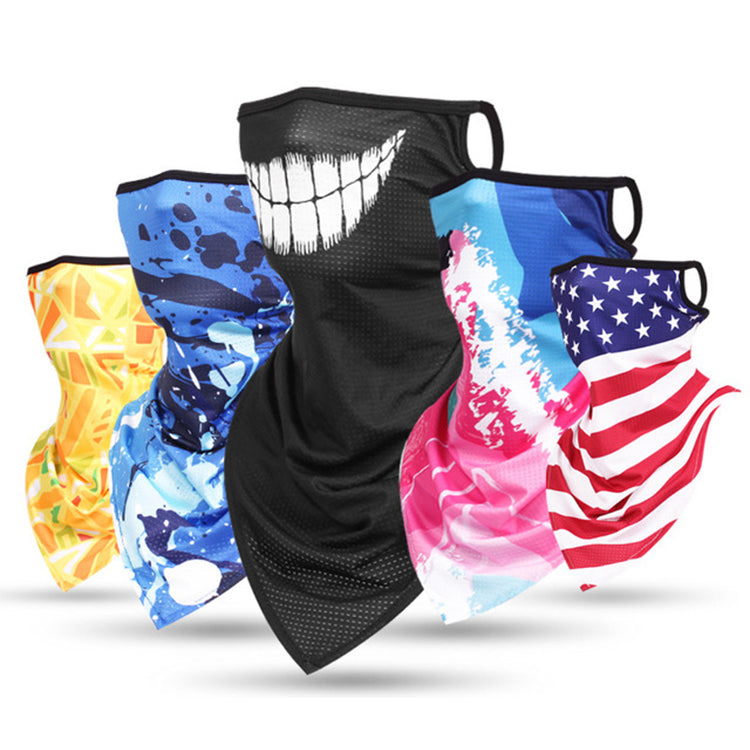 Sports Triangle Scarf Bandana Neck Gaiter Cycling Hiking Running Bicycle Bike Scarf Men Women outdoor Tactical Headscarf Breathable Dust Proof scarf