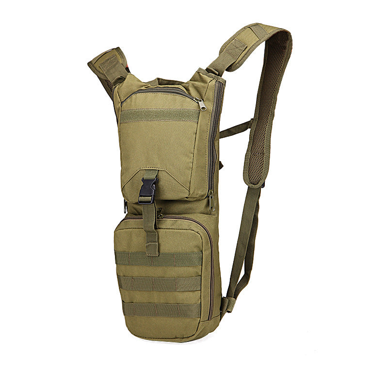 Spot outdoor sports water bag camping mountaineering hiking backpack army camouflage water bag with large mouth liner