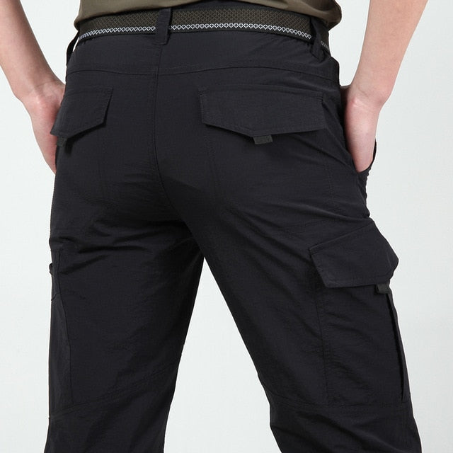 KB Men's Lightweight Tactical Pants Breathable Summer Casual Army Military Long Trousers Male Waterproof Quick Dry  Pants