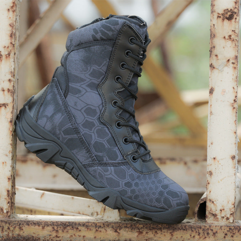 Men's desert men's work shoes ankle boots outdoor waterproof hiking camping