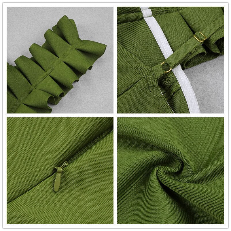 Autumn Elegant Bandages Dress Women Sexy Bodycon Sleeveless Clothes Club Evening Party 2022New Dress