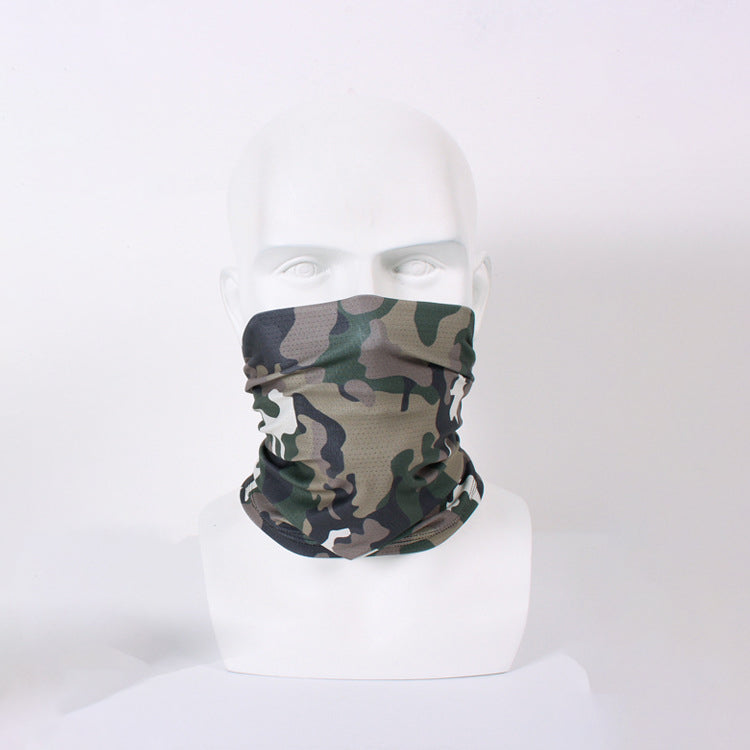 Outdoor Scarf bib Ice silk turban Camping Hiking Scarves Cycling Sports Bandana Fishing Scarf Sun protection Windproof Multifunctional Magic Headwear