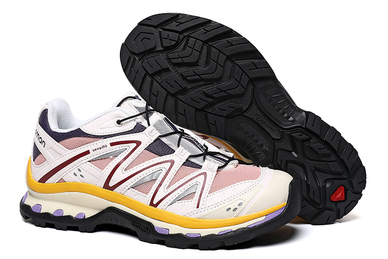 حذاء Salomon XT-QUEST للزوجين باللون الوردي للتنزه في الهواء الطلق مقاوم للانزلاق ومقاوم للاهتراء للرجال والنساء حذاء رياضي لتسلق الجبال يسمح بمرور الهواء المقاس: 36-45