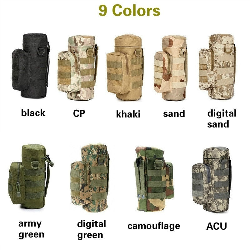 9 Colors New Fashion Molle Water Bottle Pouch for Camping Hiking Mountaineer Outdoor Sport