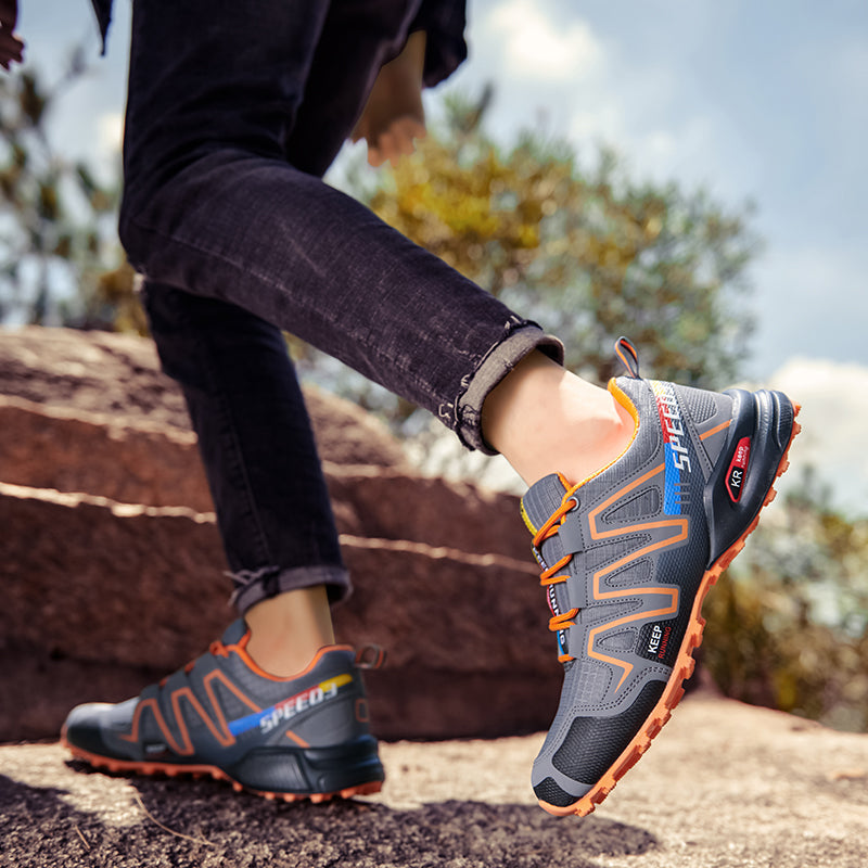 Men's shoes 2021 new cross-country running shoes Solomon outdoor travel hiking shoes hiking shoes breathable ultra-lightweight sports shoes