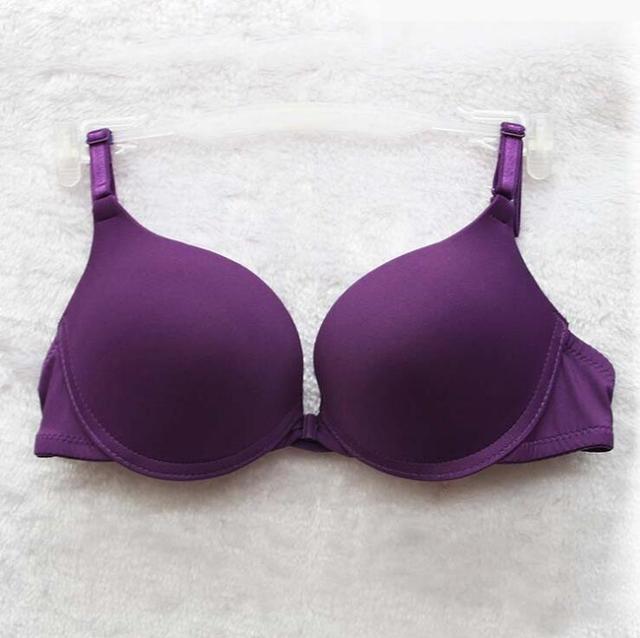 Ladies Bra Push Up Bra Front Buckle ABC Cup Sexy Underwear Ladies Bra Underwear Adjustable Shoulder Strap Bra