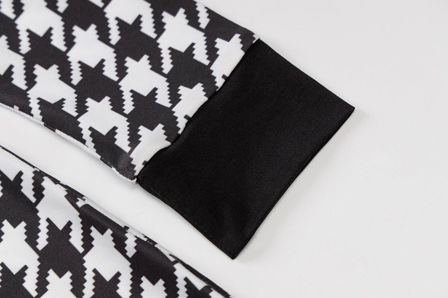 Female Houndstooth Print Women Long Sleeve Midi Dress Hollow Out Bodycon Sexy Streetwear 2022 Spring Autumn Club Elegant Slim