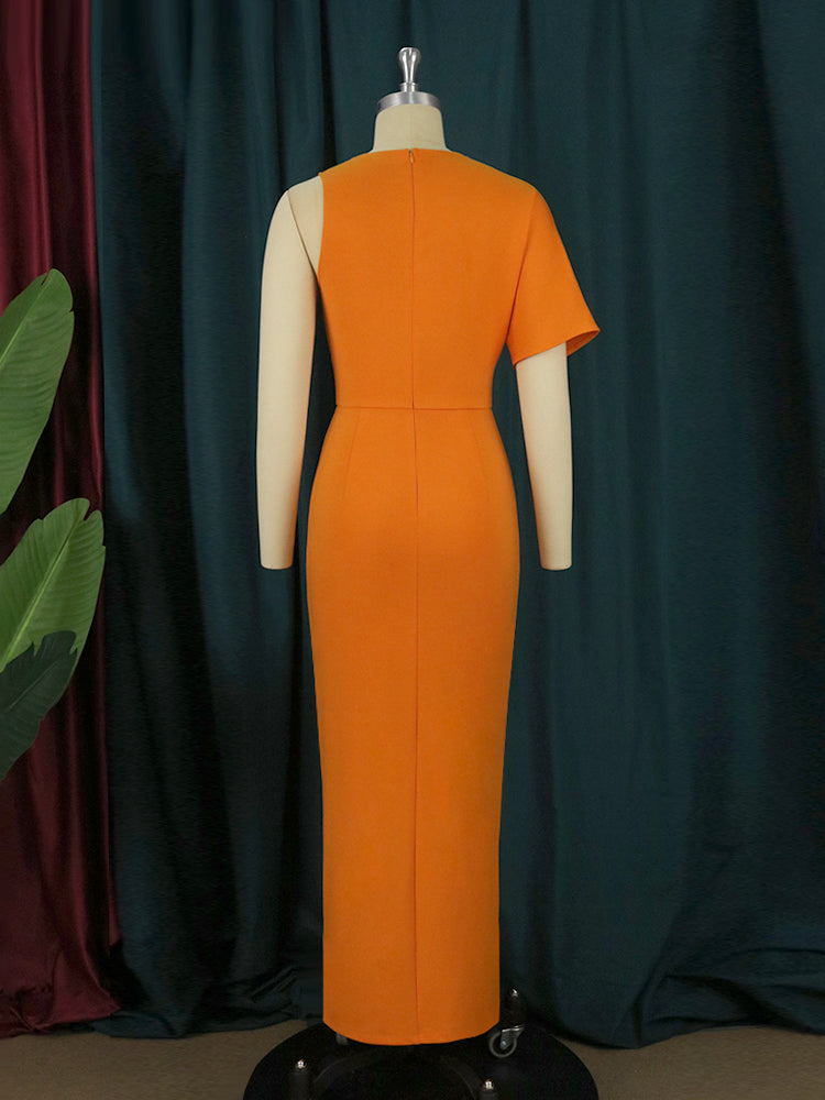 Women Long Dress Party V Neck Sexy Slit Irregular Sleeves Maxi Female Bodycon African Large Size Ladies Gowns Birthday Robes New