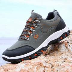 Fall Wearable All-Match Street Trendy Running Non-Slip Outdoor Men's Shoes Leisure Hiking Mountaineering Travel Sneakers Men