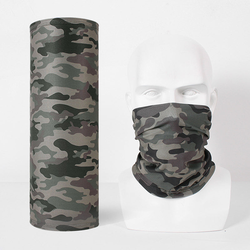 Outdoor Scarf bib Ice silk turban Camping Hiking Scarves Cycling Sports Bandana Fishing Scarf Sun protection Windproof Multifunctional Magic Headwear