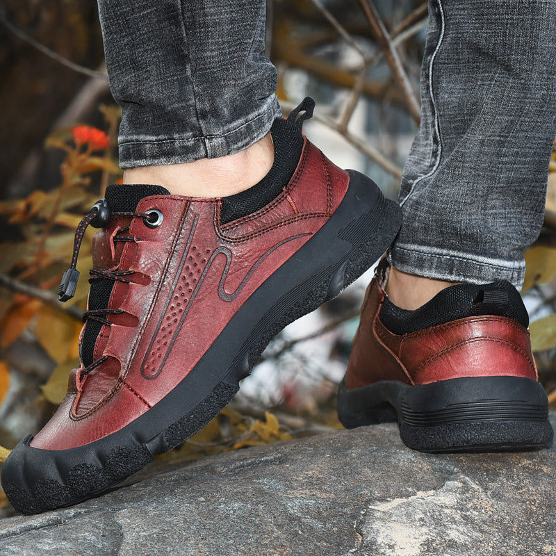 Baotou outdoor men's shoes  -top big-toed shoes tooling men's hiking shoes