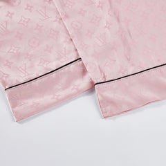 Women's 2 Piece Sleepwear Set Silk Satin Pajamas Victoria's