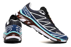 Navy blue, white and blue Salomon outdoor casual retro XT6 ADVANCED sports shoes men's hiking shoes 40-45