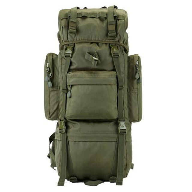 YY 70L Large Capacity Military Tactical Backpack Men's Mountaineering Backpack Oxford Backpack Men's Waterproof Travel Bag