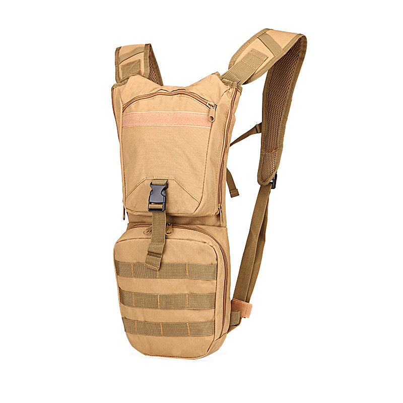 Spot outdoor sports water bag camping mountaineering hiking backpack army camouflage water bag with large mouth liner