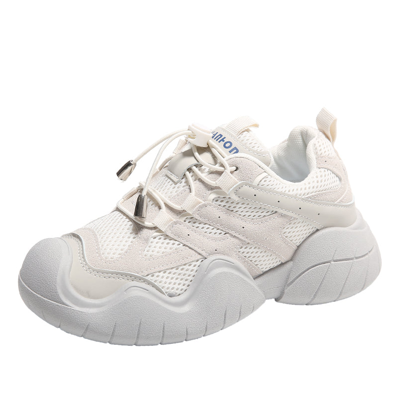 Casual Shoes Ladies Sports Shoes Outdoor Hiking Shoes Breathable  Lace-Up Women's Shoes