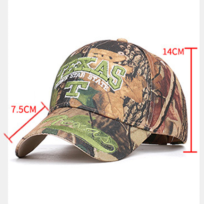 New Camo Bullfight Baseball Cap TEXAS Fishing Caps Men Outdoor Hunting Camouflage Jungle Hat Airsoft Tactical Hiking Casquette Hats