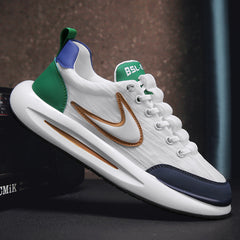 2023 new trendy sports shoes men's mesh breathable casual all-match lightweight shoes men's summer men's shoes flow sports shoes men's mesh breathable