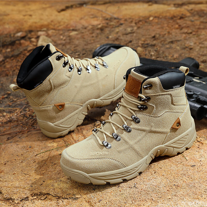 Men New Army Boots  -Top Waterproof Hiking Boots Men Trekking Sneakers Autumn And Winter Snow Boots Outdoor Combat Boots Large Size 40-47