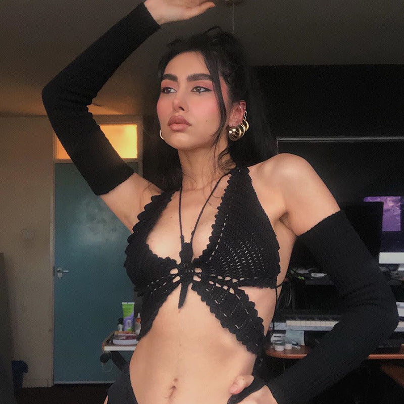 New summer European and American large size sexy bikini swimsuit stitching tie bikini swimsuit