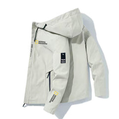 Outdoor camping hiking Jacket 2022 New men breathable waterproof hoodie Trench coat Adventure jacket