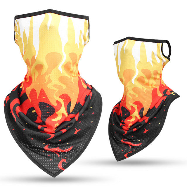 Sports Triangle Scarf Bandana Neck Gaiter Cycling Hiking Running Bicycle Bike Scarf Men Women outdoor Tactical Headscarf Breathable Dust Proof scarf