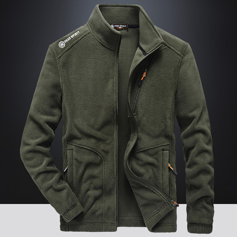 Winter Bomber Jacket Men's Tactical Soft Shell Fleece Hiking Jacket Streetwear Travel Mountain Military Camping Wear Men's Clothing