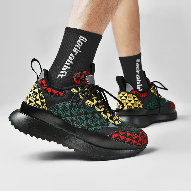 Dad shoes 2022 new fashion trend thick-soled men's shoes breathable casual sports shoes men's shock-absorbing lightweight outdoor running shoes