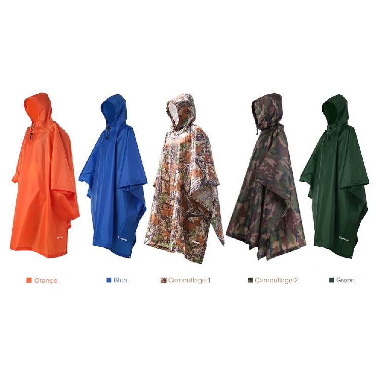3In1 Raincoat Men Backpack Waterproof Rain Coat With Hood Hiking Cycling Rainwear Poncho Outdoor Camping Tent Mat Raincoat bike