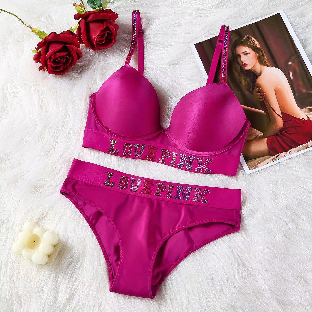 Victoria Diamond Underwear Women's Gathering Comfortable Bra