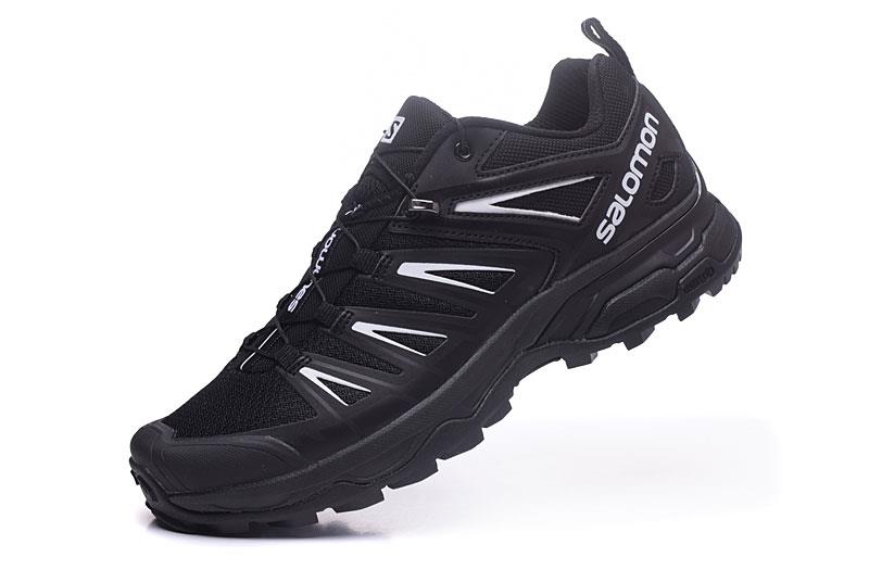 Black and silver Salomon outdoor casual retro SPEEDCROSS 17  surface hiking sneakers men's hiking shoes 40-46