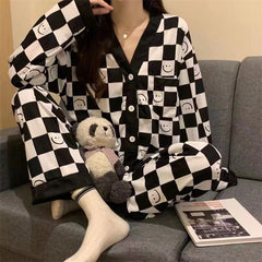 Spring new women's double-length cardigan creative pattern  cotton pit clause fabric supple